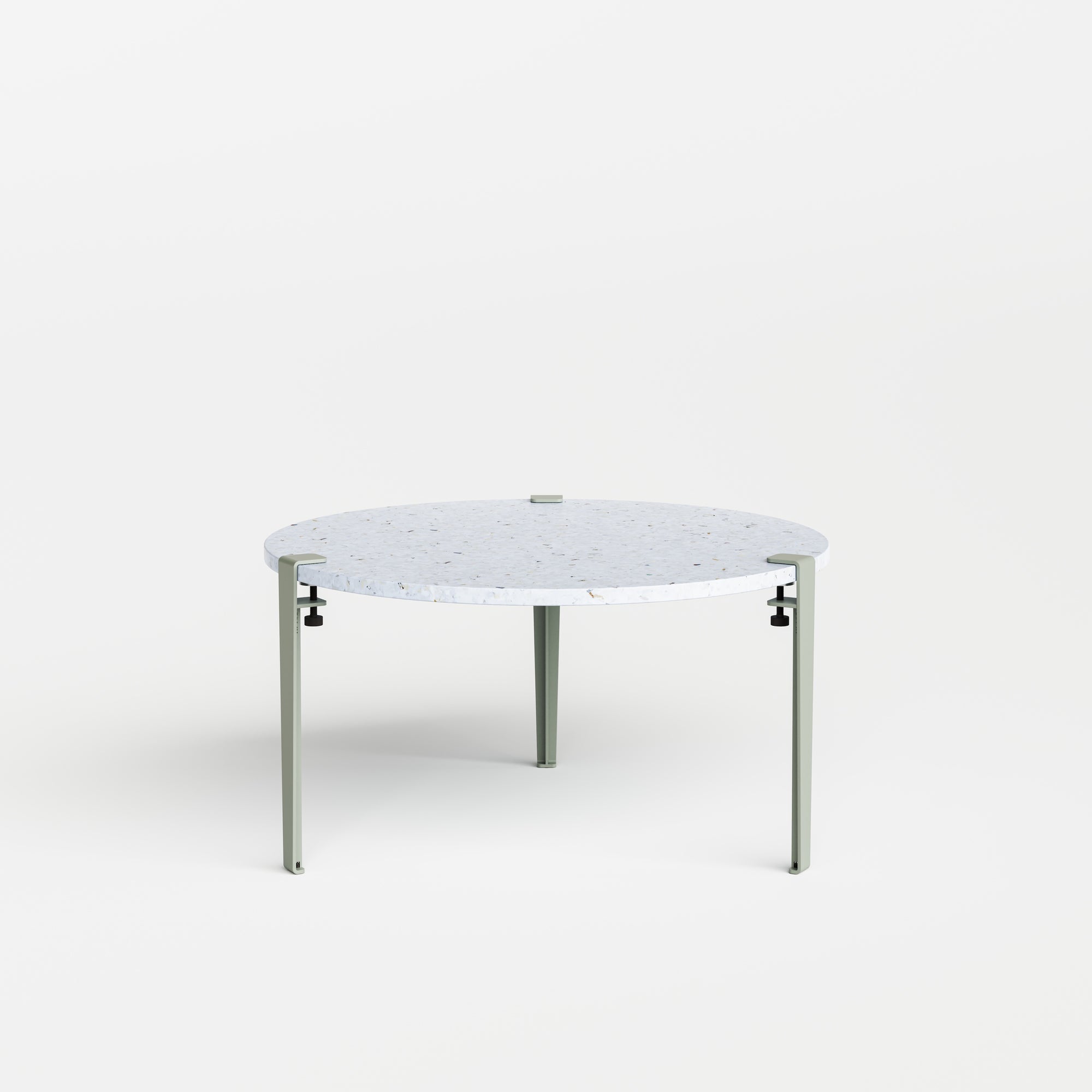 Table basse ronde TIPTOE - plastique recyclé