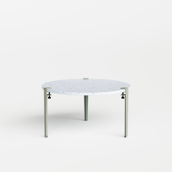 Table basse ronde TIPTOE - plastique recyclé