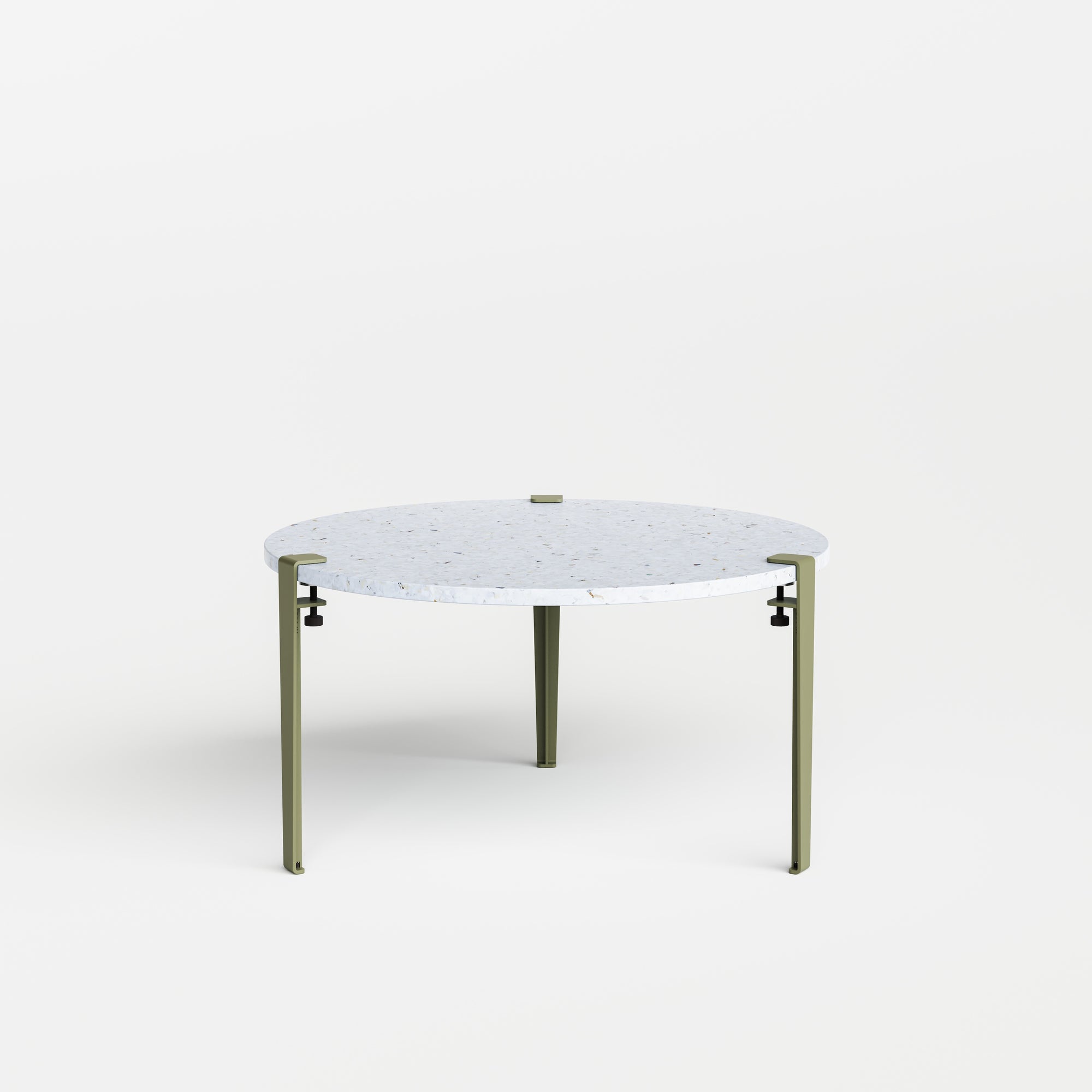 Table basse ronde TIPTOE - plastique recyclé