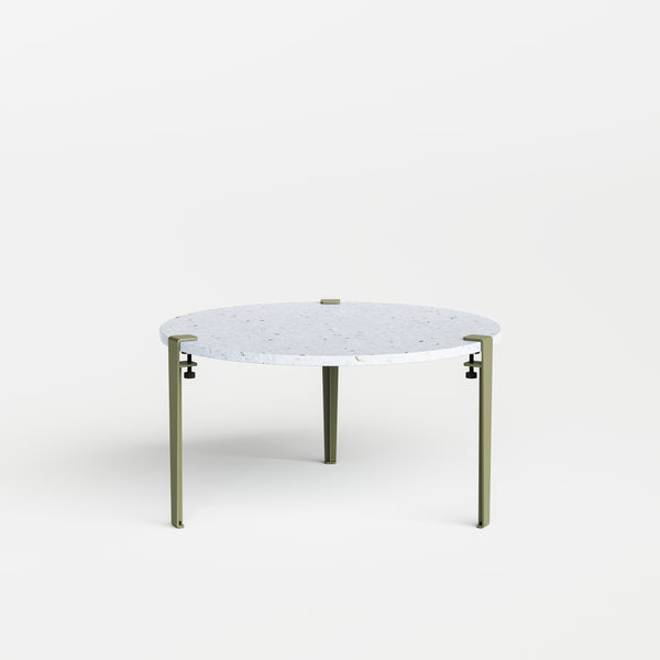 Table basse ronde TIPTOE - plastique recyclé