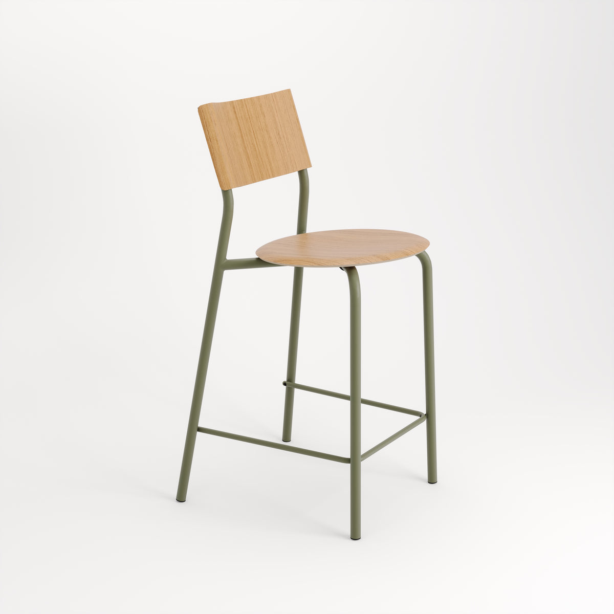 SSD Chair – Counter or Bar Height – Eco-Certified Oak