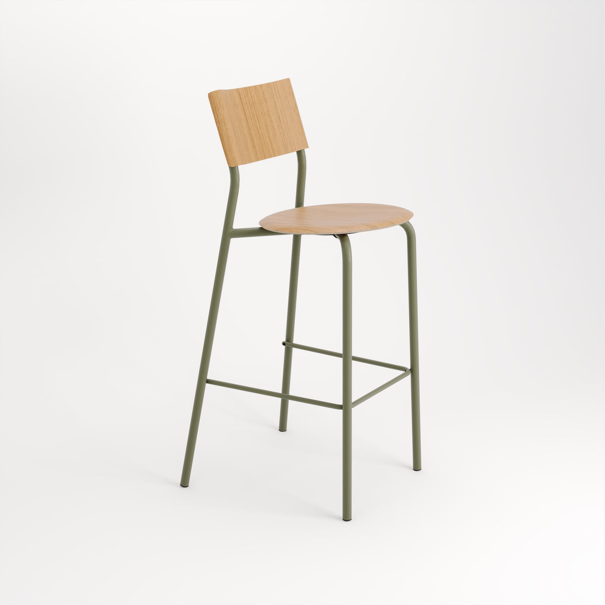 SSD Chair – Counter or Bar Height – Eco-Certified Oak