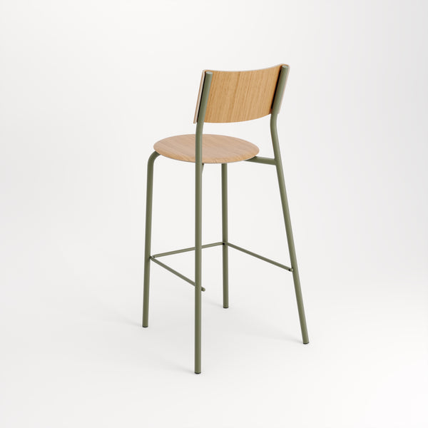 SSD Chair – Counter or Bar Height – Eco-Certified Oak
