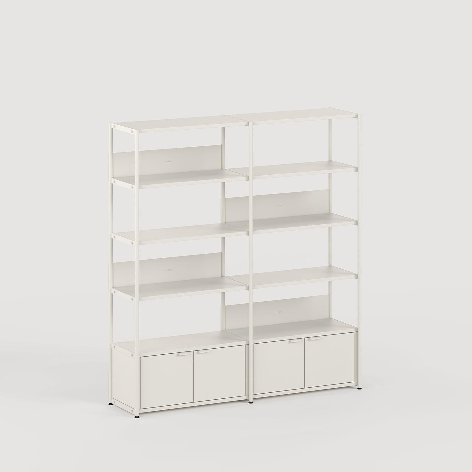 Étagère UNIT - H180 à 215 x L164cm - acier thermolaqué