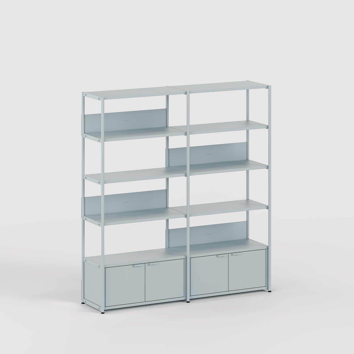 Étagère UNIT - H180 à 215 x L164cm - acier thermolaqué