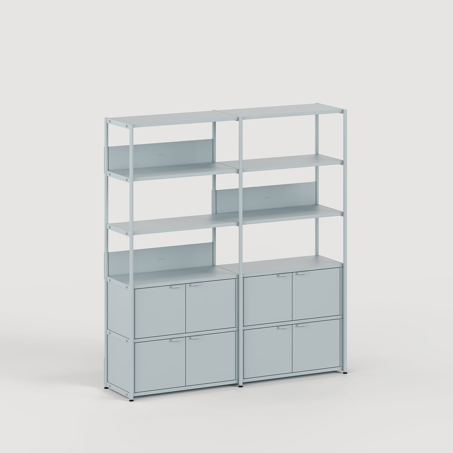 Étagère UNIT - H180 à 215 x L164cm - acier thermolaqué