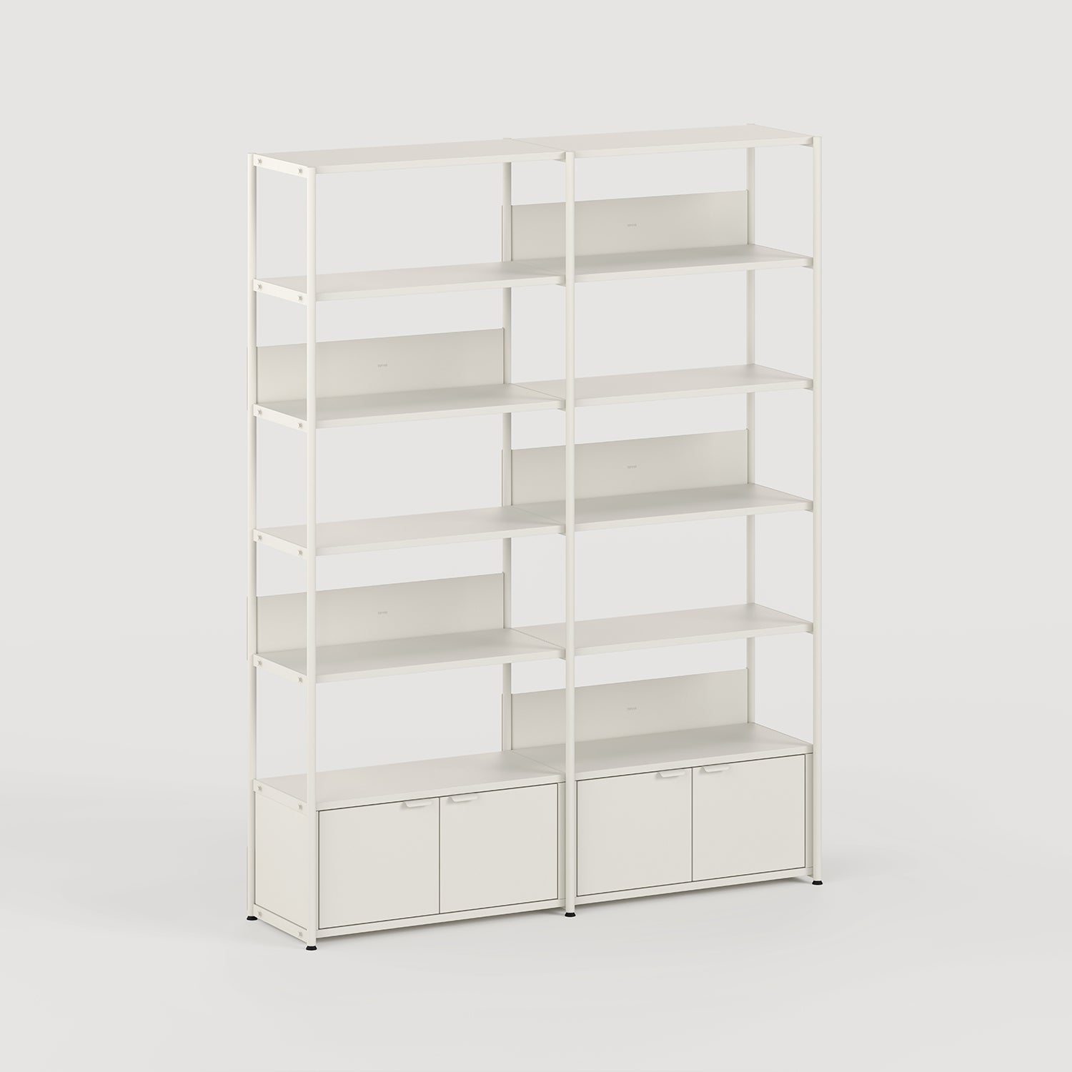 Étagère UNIT - H180 à 215 x L164cm - acier thermolaqué