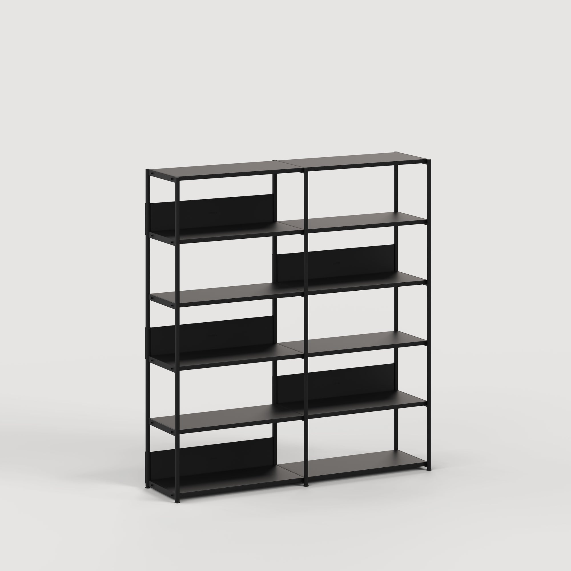 Étagère UNIT - H180 à 215 x L164cm - acier thermolaqué