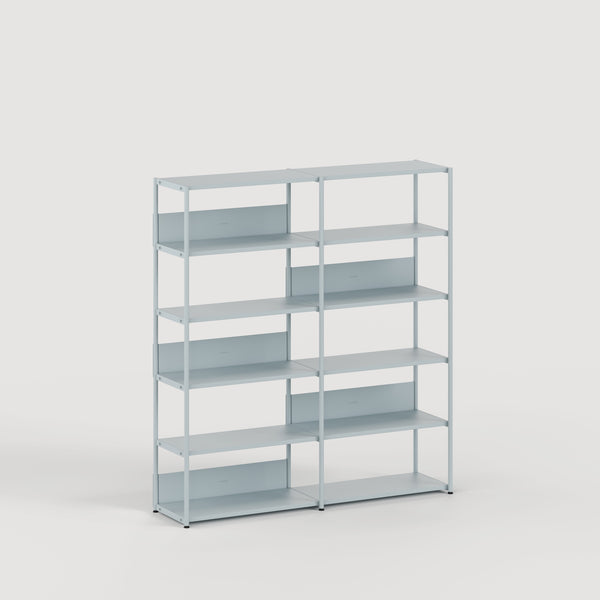 Étagère UNIT - H180 à 215 x L164cm - acier thermolaqué