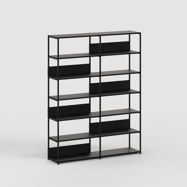 Étagère UNIT - H180 à 215 x L164cm - acier thermolaqué