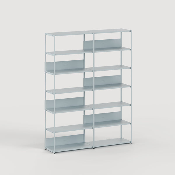 Étagère UNIT - H180 à 215 x L164cm - acier thermolaqué