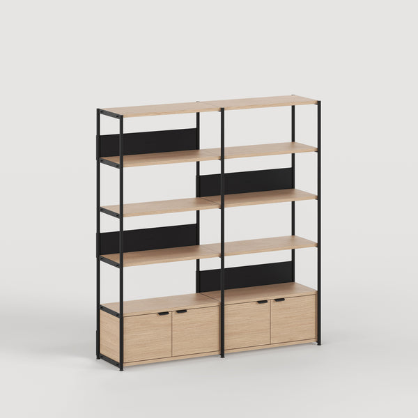 Etagère UNIT - H180 à 215 x L164cm - bois éco-certifié