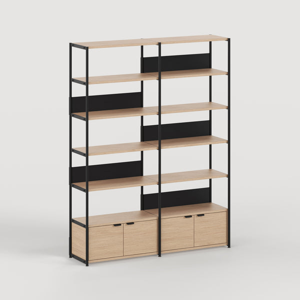 Etagère UNIT - H180 à 215 x L164cm - bois éco-certifié