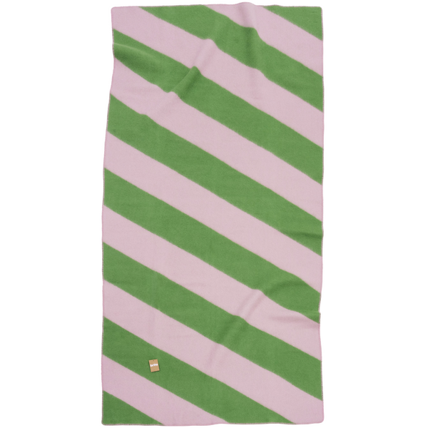 Couverture Minola rose/vert