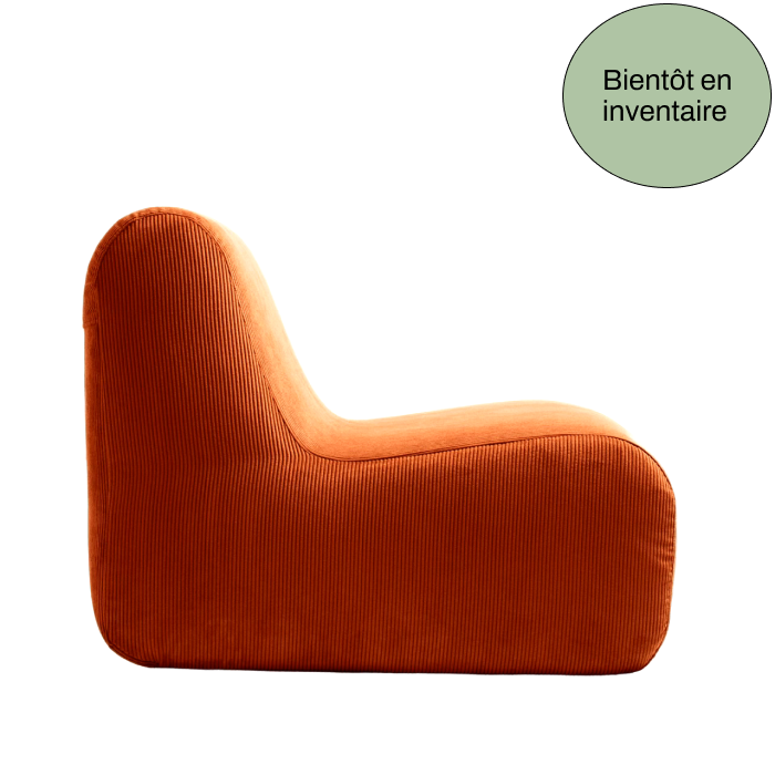 Pop-orange Fireside chair