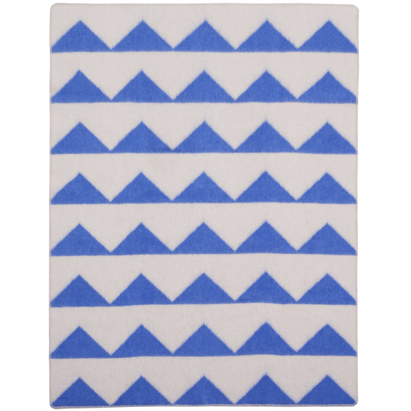 Arctic throw cobalt