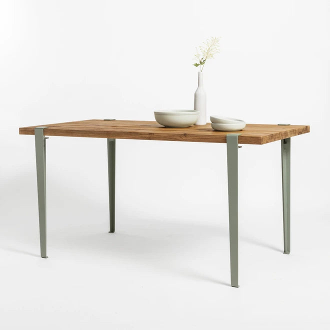 Table à manger BALTHAZAR - bois ancien recyclé - 150×75cm