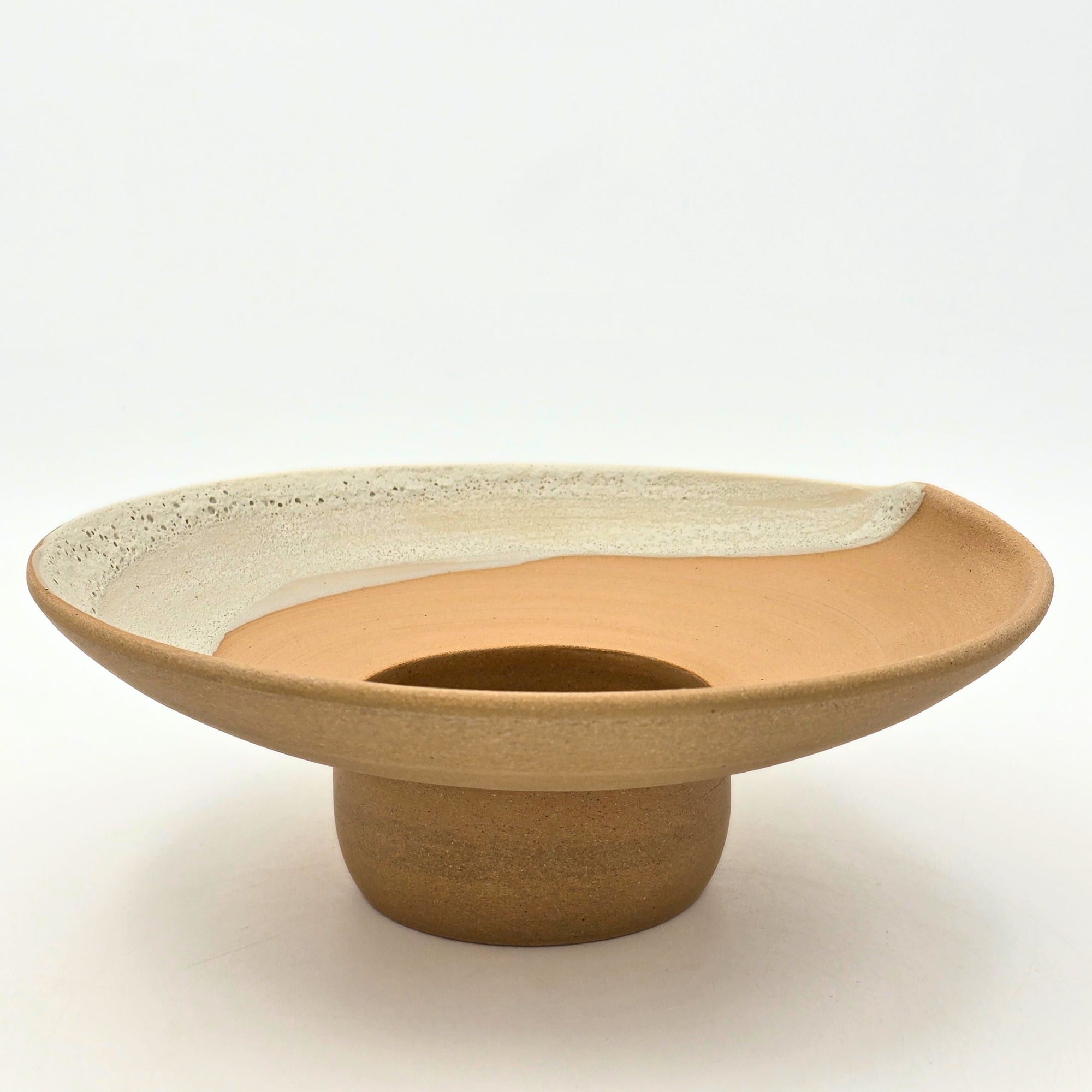Vase bas en grès Osmose