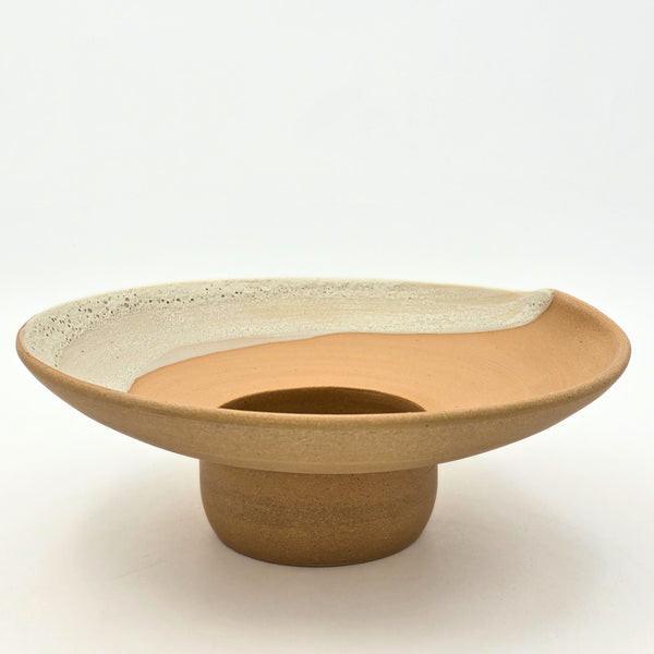 Vase bas en grès Osmose