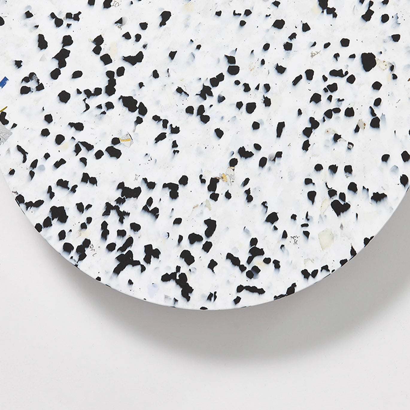 Table basse oblongue TIPTOE - plastique recyclé MACCHIATO