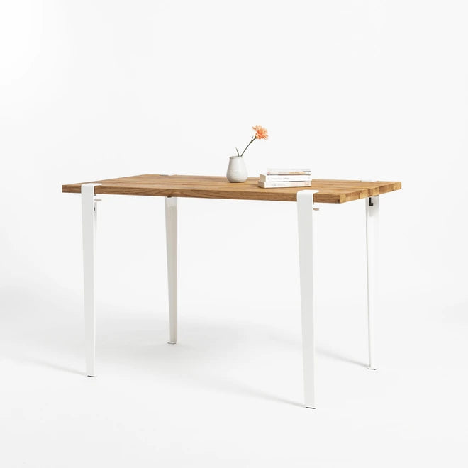 Table à manger LOBO - bois ancien recyclé - 120×60cm