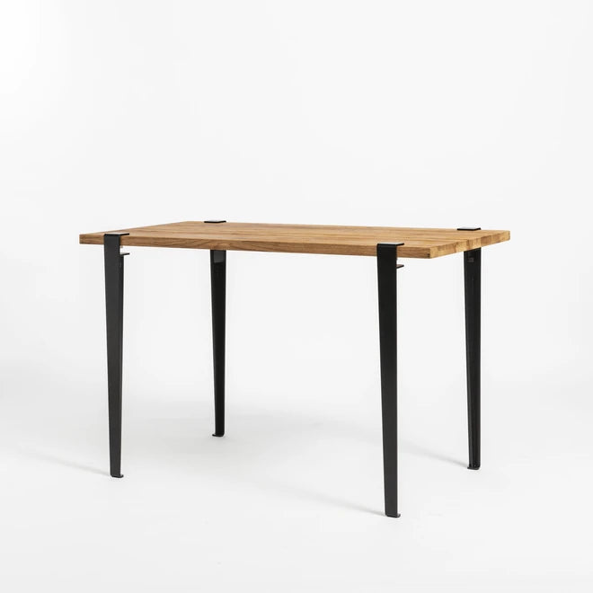 Table à manger LOBO - bois ancien recyclé - 120×60cm