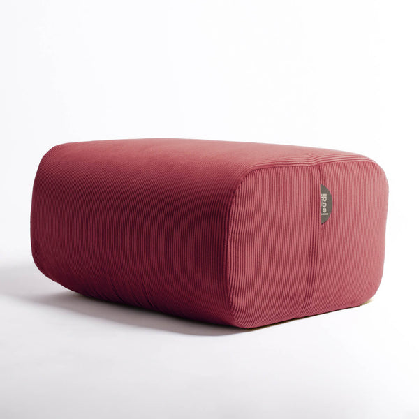 Bordeaux clair pouf