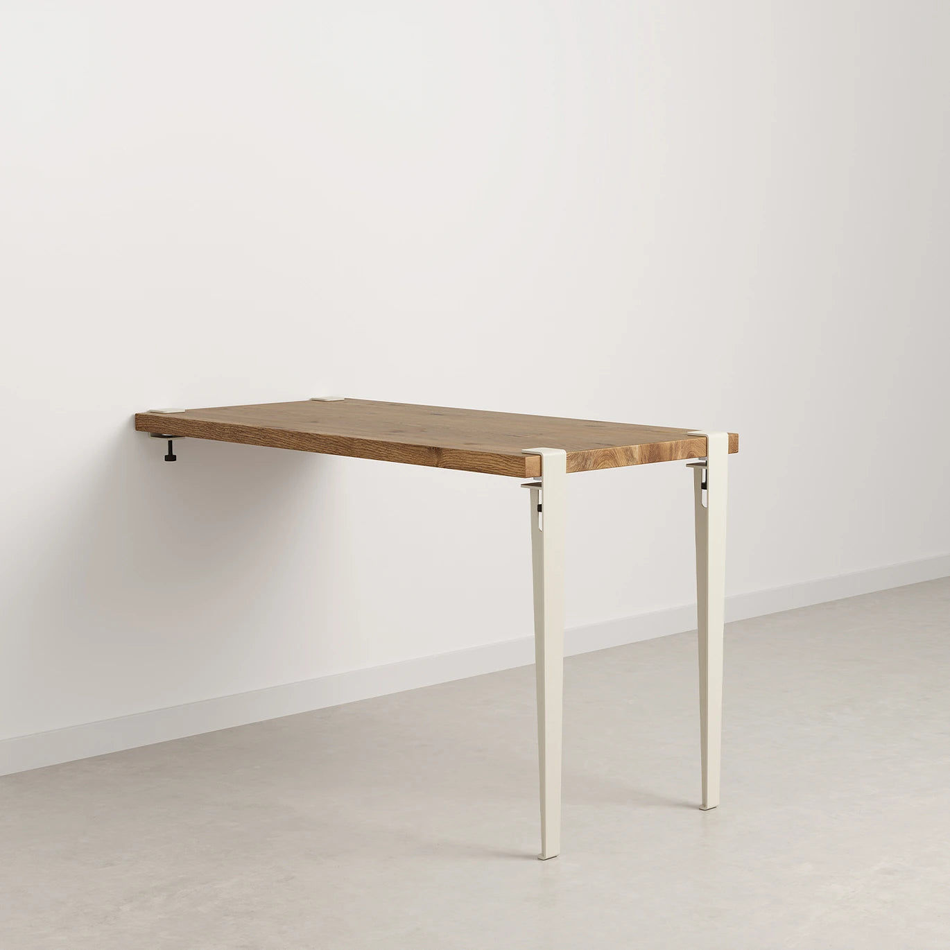 Table à manger murale TIPTOE 120x60cm - bois ancien recyclé