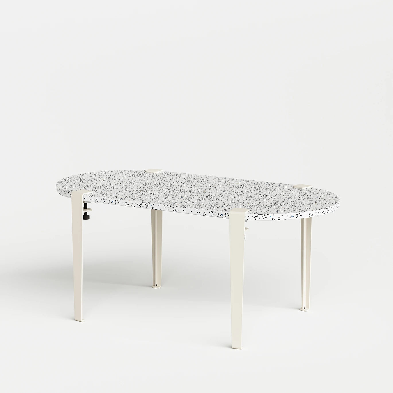 TIPTOE oblong coffee table – MACCHIATO recycled plastic