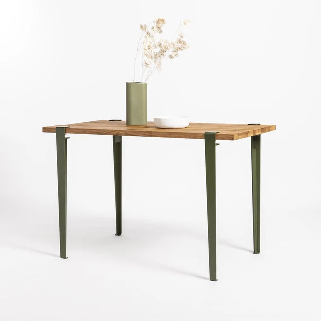 Table à manger LOBO - bois ancien recyclé - 120×60cm