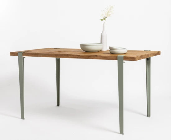 Table à manger BALTHAZAR - bois ancien recyclé - 150×75cm